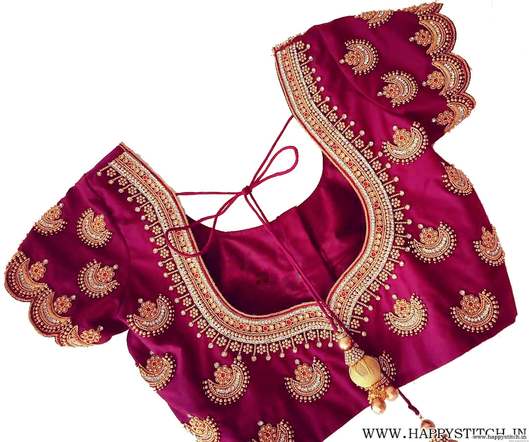 Aari Work – Hand Work Design – Maggam Work – Bridal Blouse Designs ...