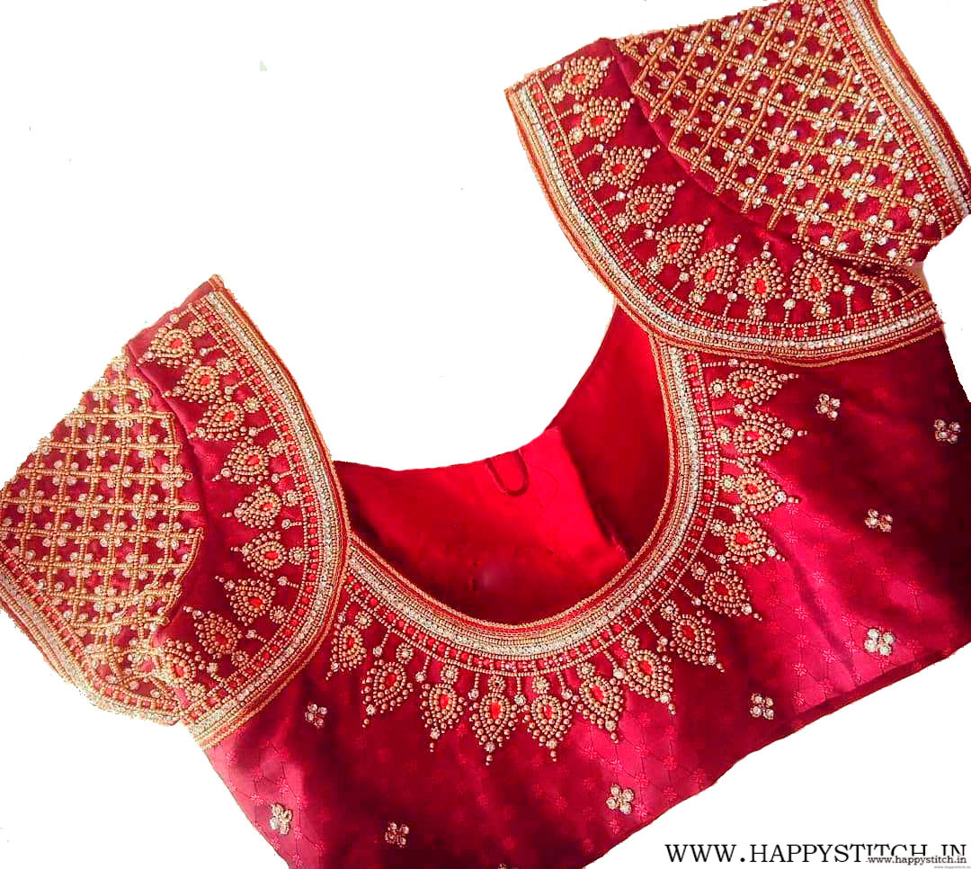 Aari Work – Hand Work Design – Maggam Work – Bridal Blouse Designs ...