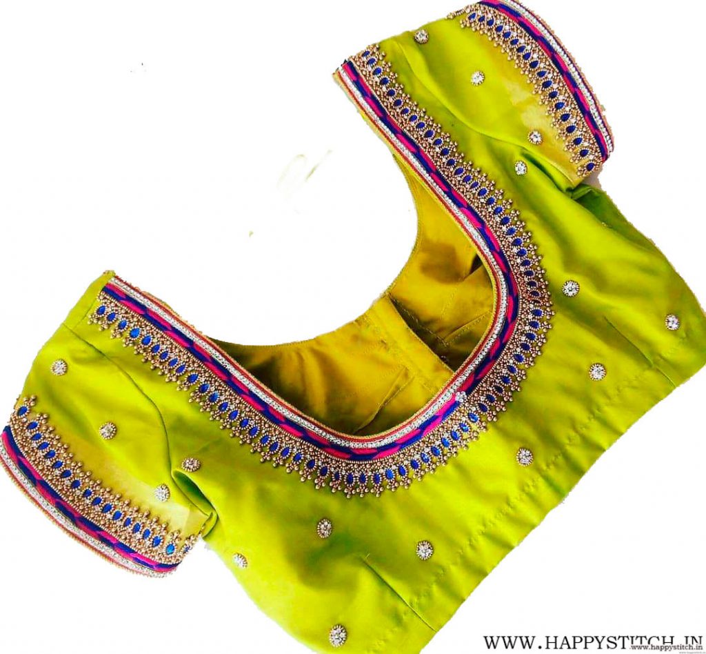 aari work blouse hand design