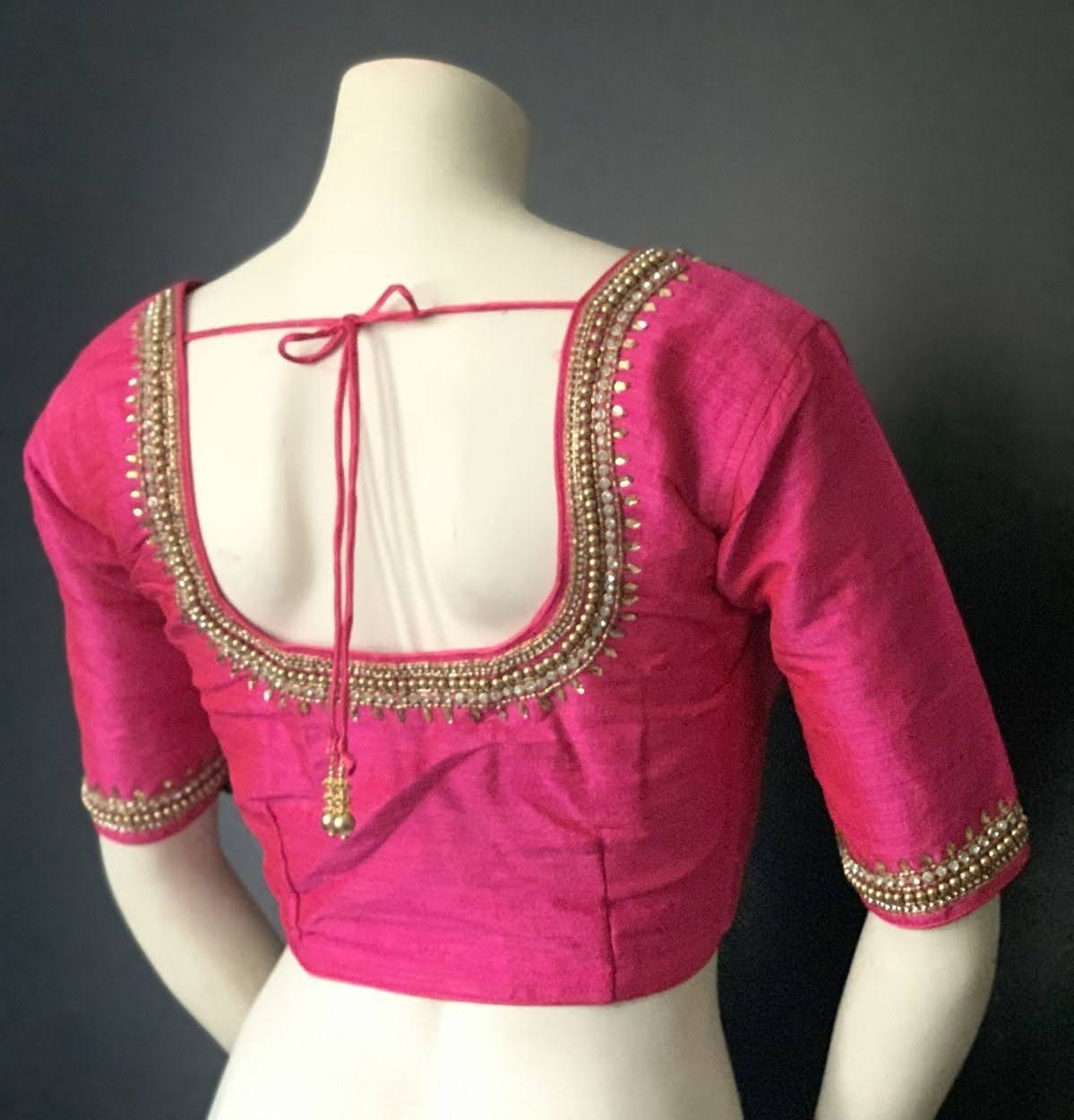 Aari Work – Hand Work Design – Maggam Work – Bridal Blouse Designs ...