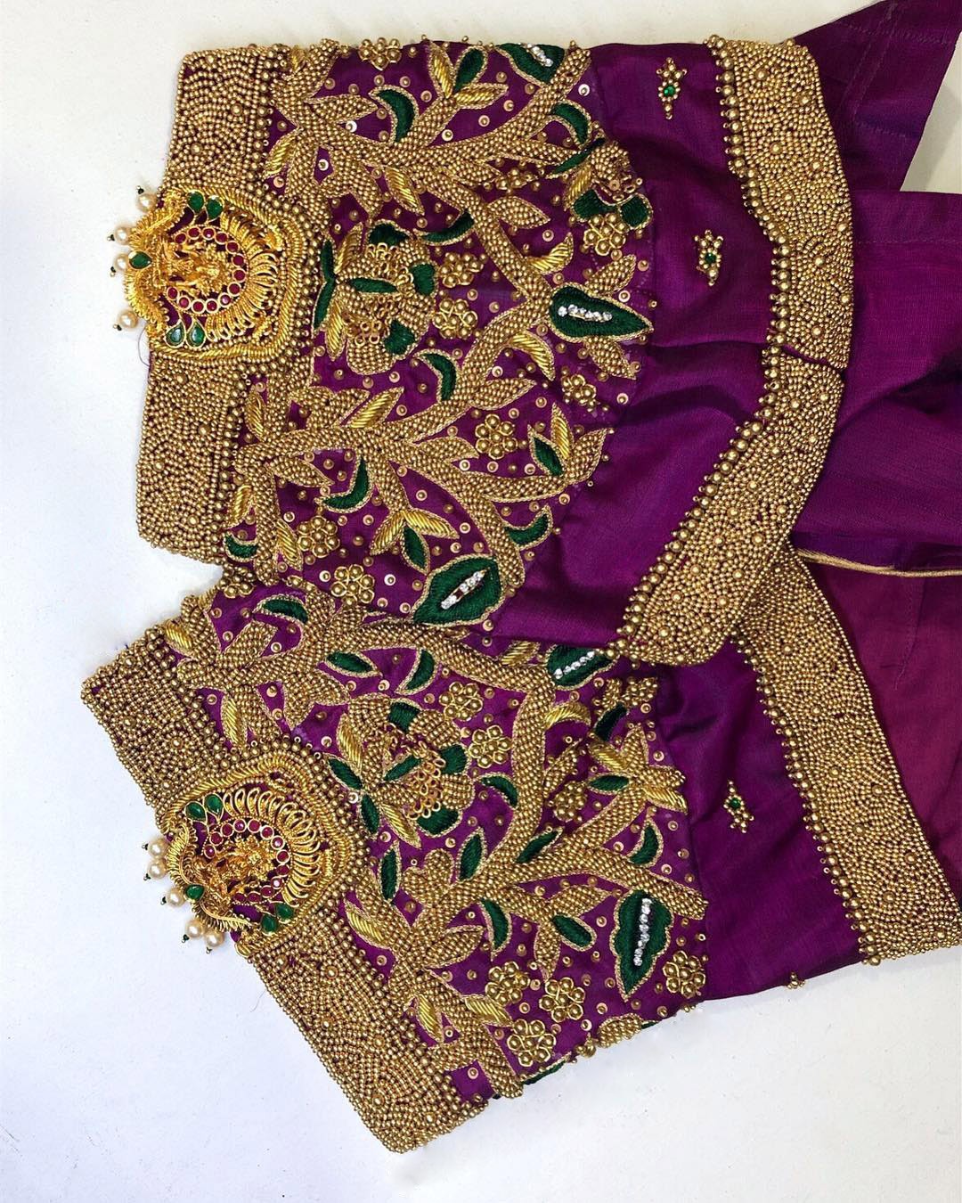 Aari Work – Hand Work Design – Maggam Work – Bridal Blouse Designs ...