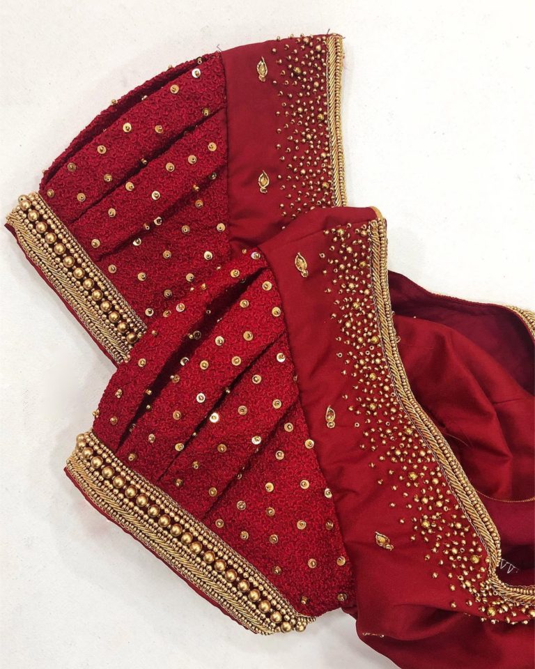 blouse design work design