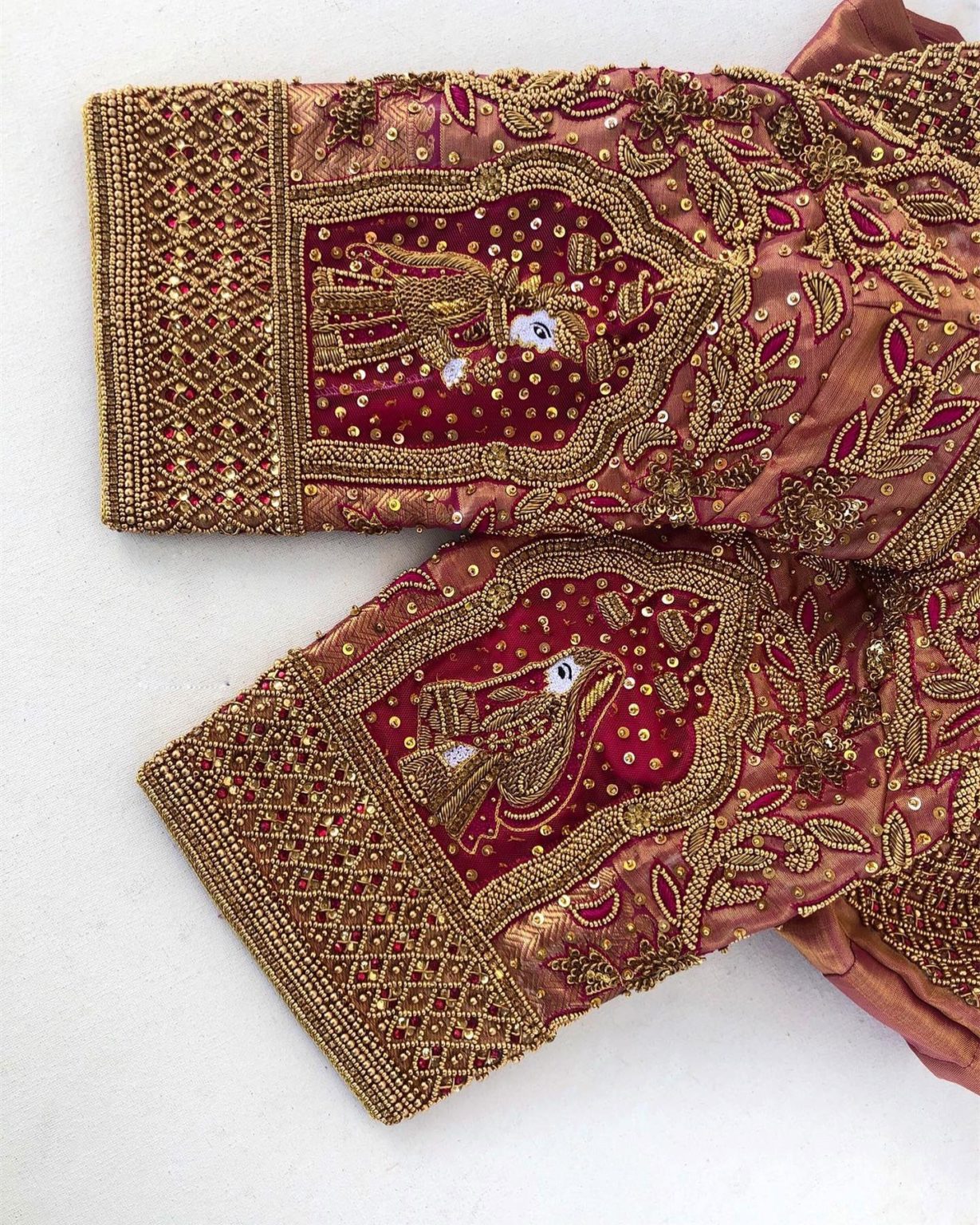 aari work blouse hand design